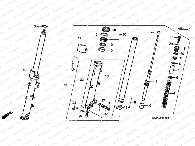 F-10 FRONT FORK