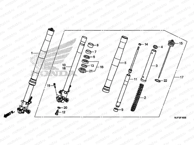 F-10 FRONT FORK
