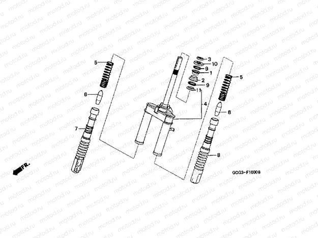 F-10 FRONT FORK