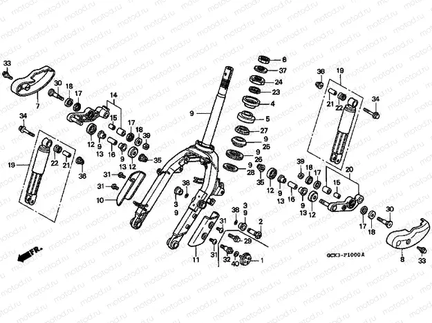 F-10 FRONT FORK