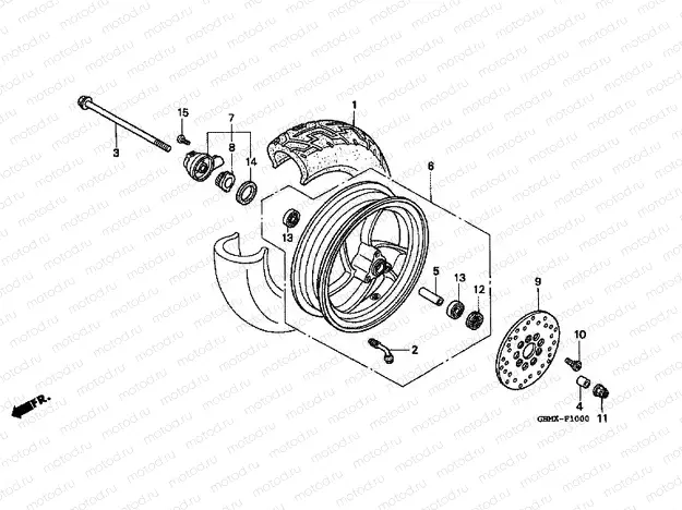 F-10 FRONT WHEEL (1)