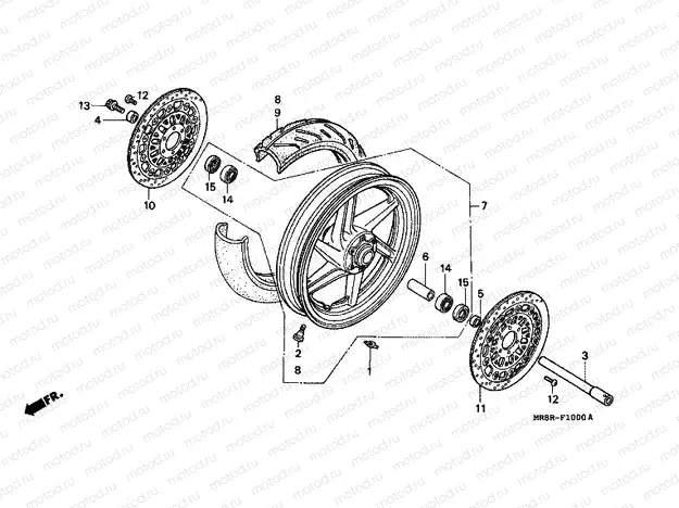 F-10 FRONT WHEEL
