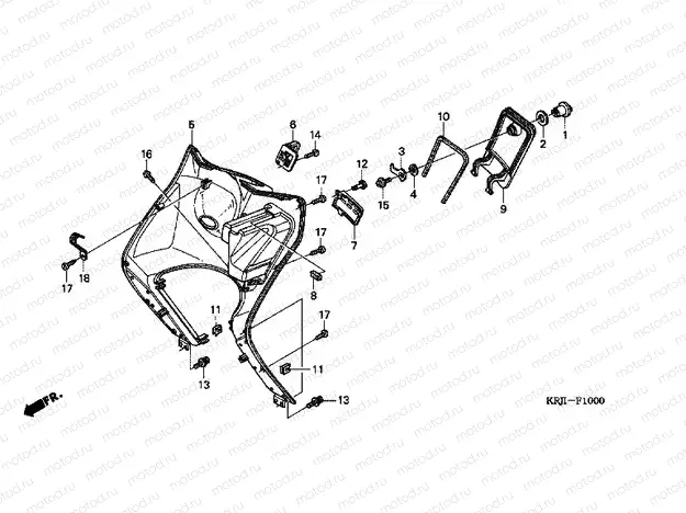F-10 INNER BOX (FES1253-5) (FES1503-5)