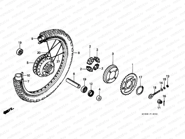 F-10 REAR WHEEL (1)