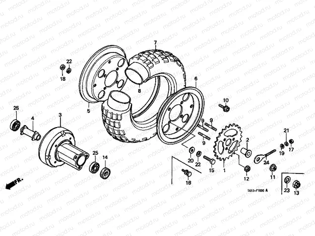 F-10 REAR WHEEL