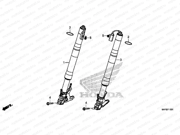 F-11-1 FRONT FORK (CBR1000S1)