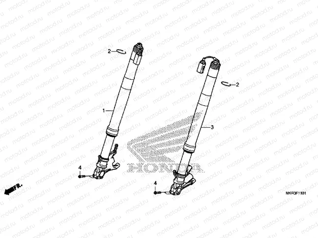 F-11-1 FRONT FORK (OHLINS)