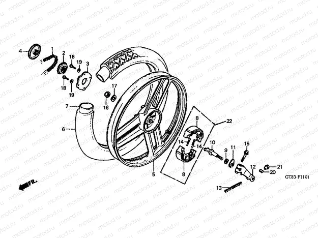 F-11-1 REAR WHEEL (2)