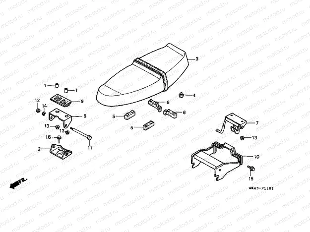 F-11-1 SEAT / TRUNK (C50LAG / G / SN)
