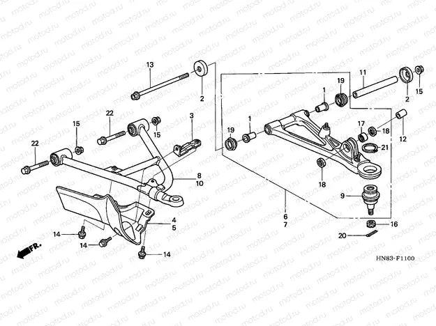 F-11 FRONT ARM