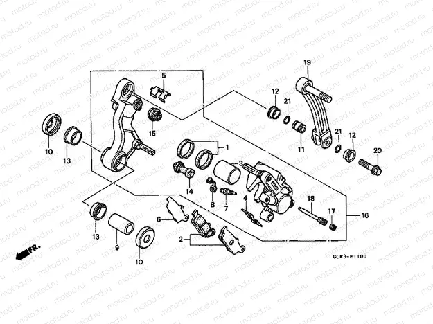 F-11 FRONT BRAKE CALIPER
