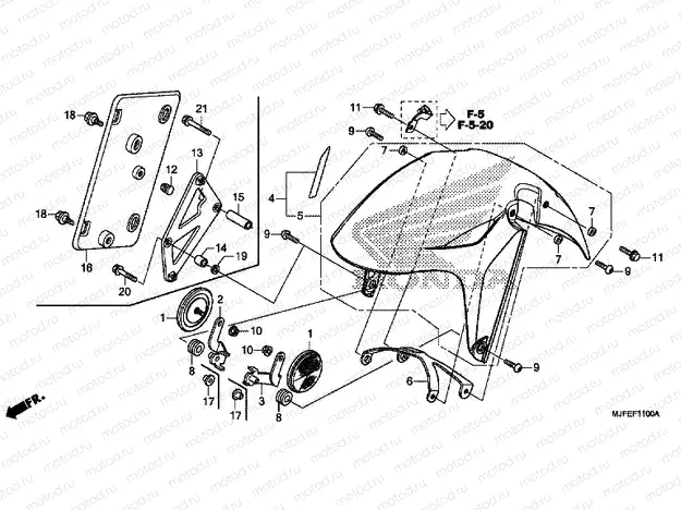 F-11 FRONT FENDER