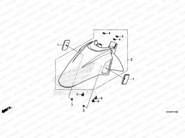 F-11 FRONT FENDER