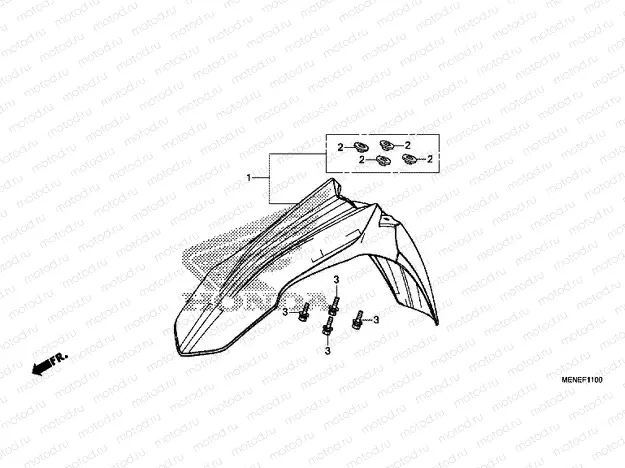 F-11 FRONT FENDER