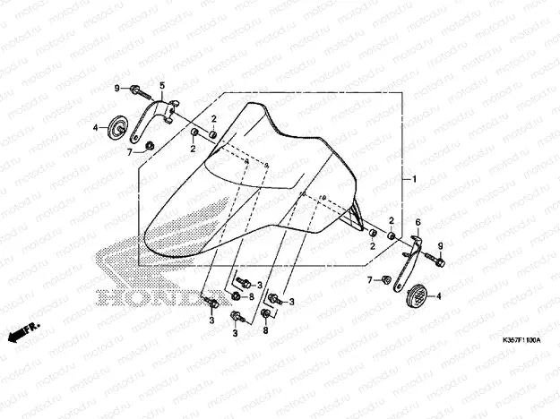 F-11 FRONT FENDER