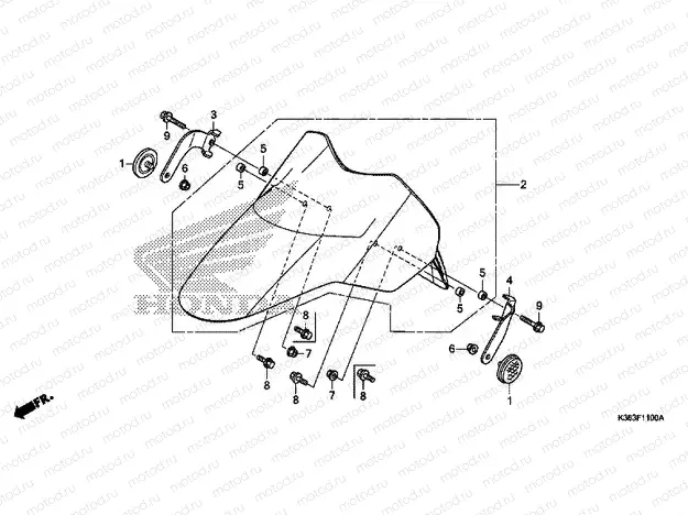 F-11 FRONT FENDER
