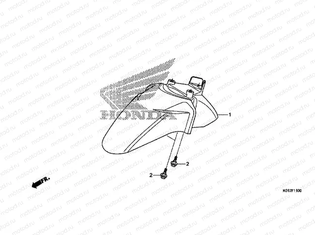 F-11 FRONT FENDER