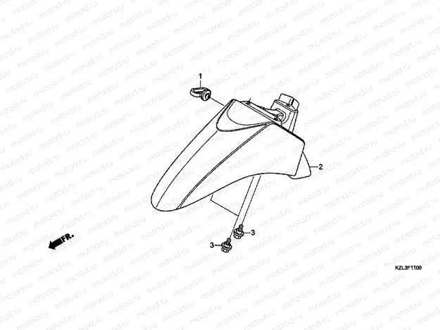 F-11 FRONT FENDER