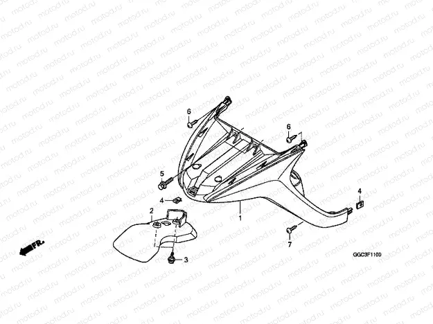 F-11 FRONT FENDER
