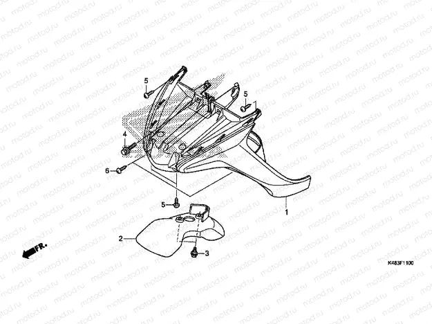 F-11 FRONT FENDER