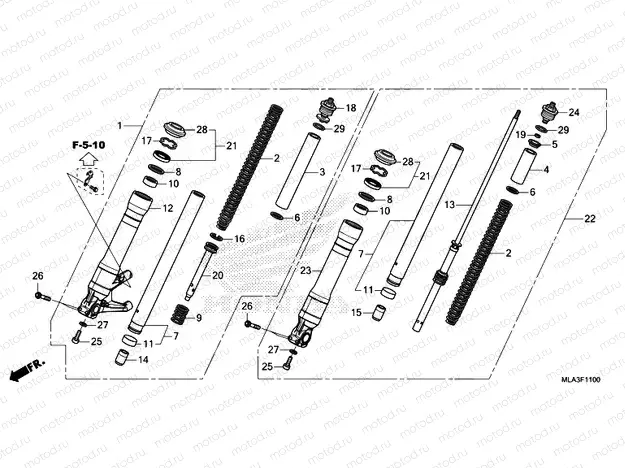 F-11 FRONT FORK