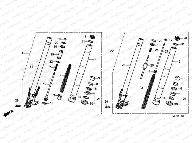 F-11 FRONT FORK