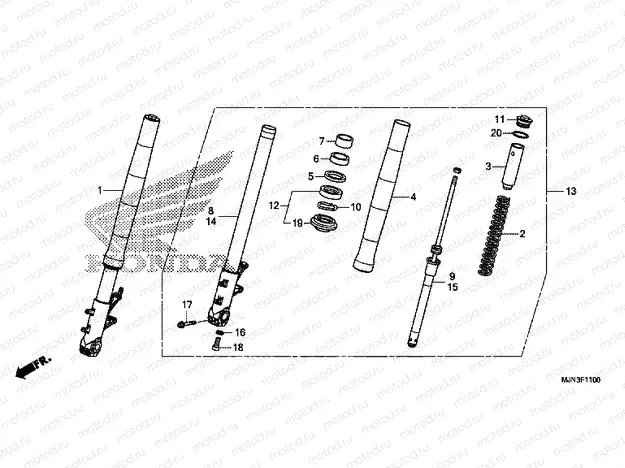 F-11 FRONT FORK