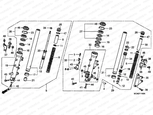 F-11 FRONT FORK