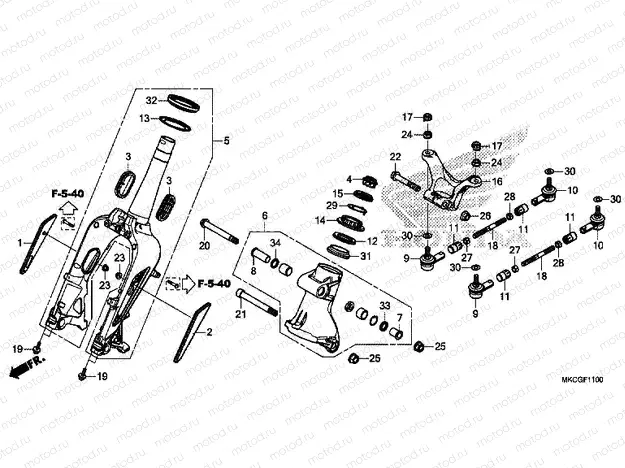 F-11 FRONT FORK