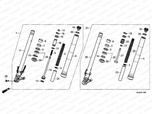 F-11 FRONT FORK