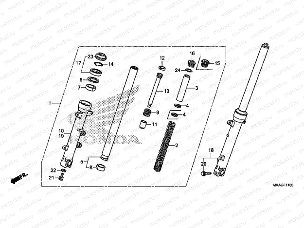 F-11 FRONT FORK