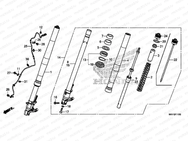 F-11 FRONT FORK
