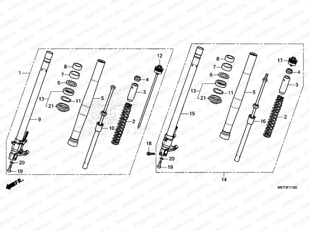 F-11 FRONT FORK