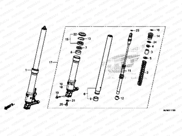 F-11 FRONT FORK