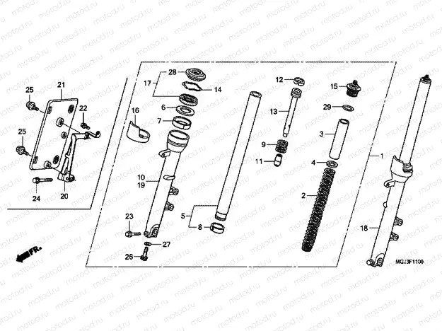 F-11 FRONT FORK