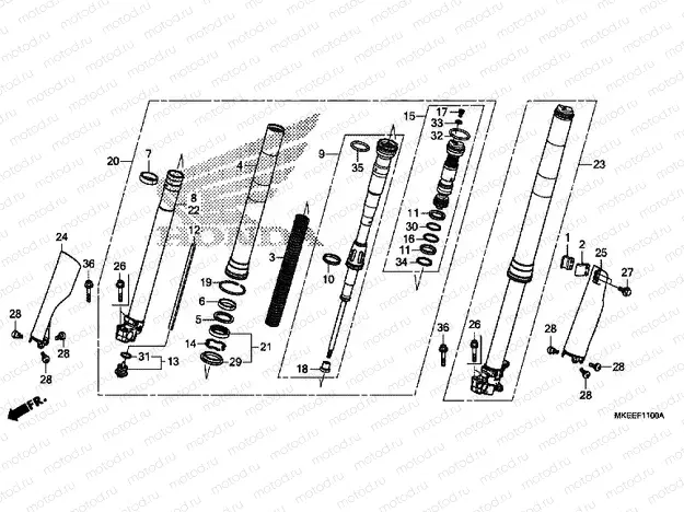 F-11 FRONT FORK