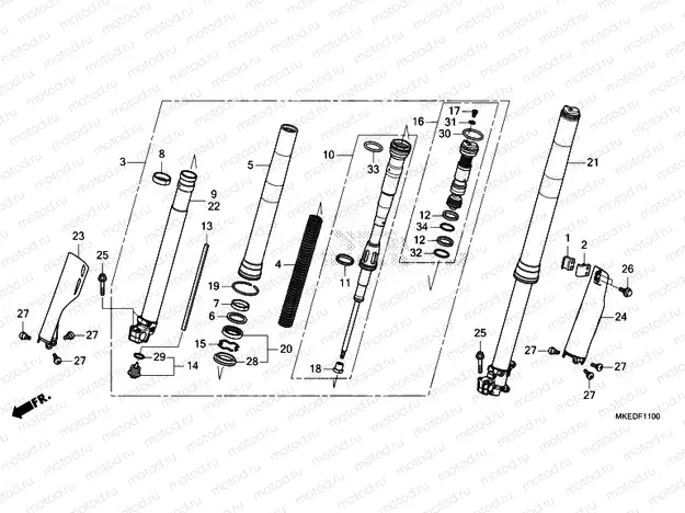 F-11 FRONT FORK