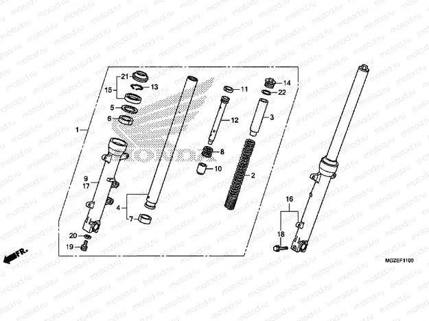 F-11 FRONT FORK