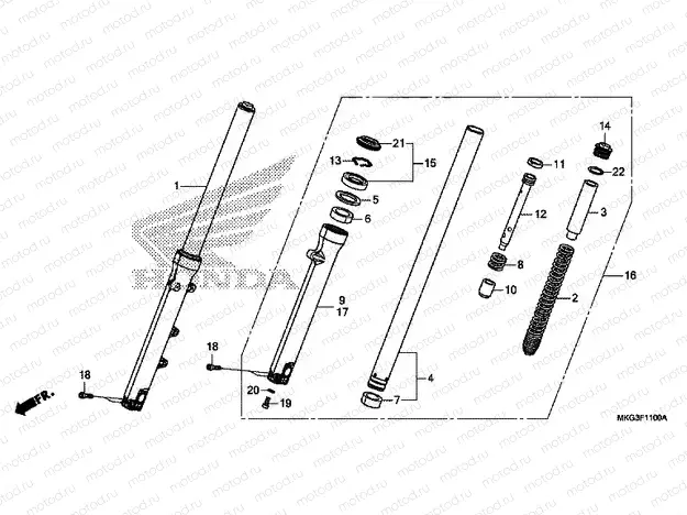 F-11 FRONT FORK