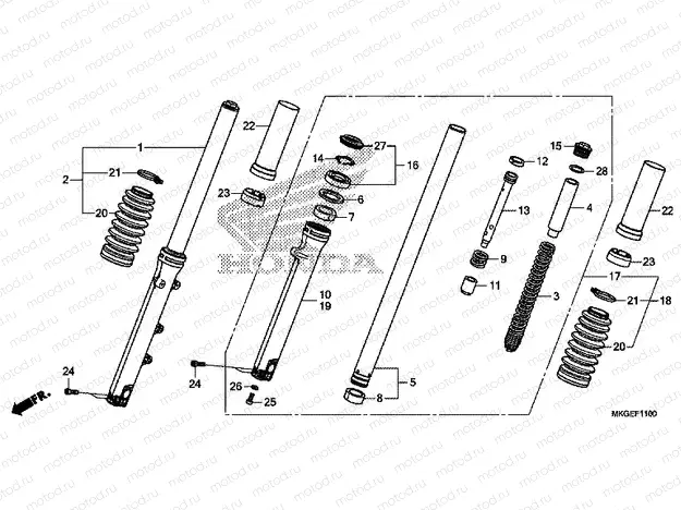 F-11 FRONT FORK