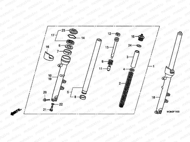 F-11 FRONT FORK