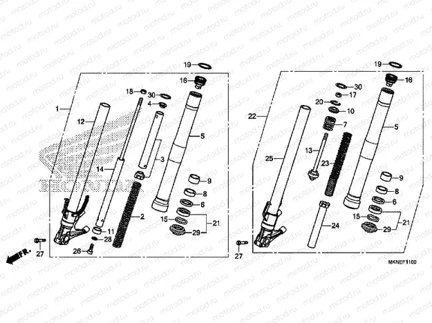 F-11 FRONT FORK