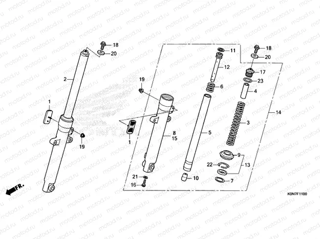 F-11 FRONT FORK