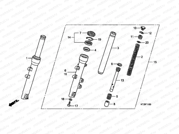 F-11 FRONT FORK