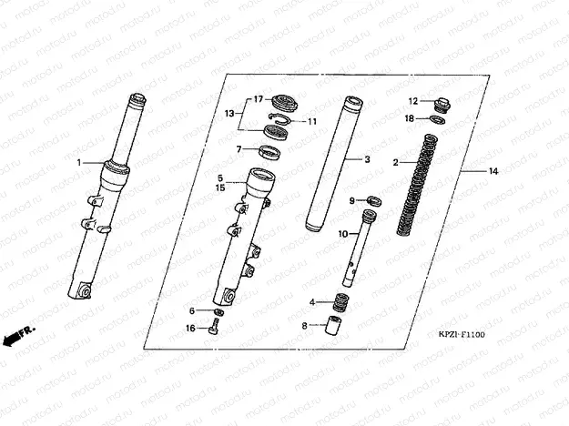F-11 FRONT FORK