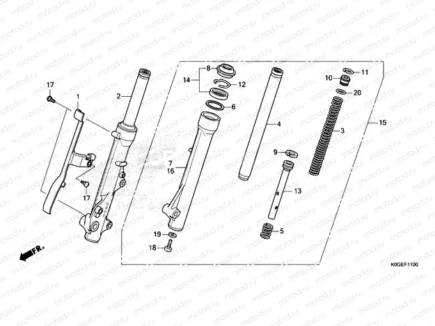 F-11 FRONT FORK