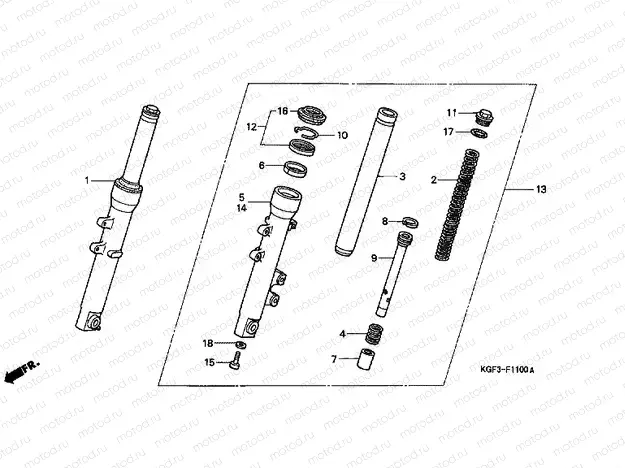 F-11 FRONT FORK