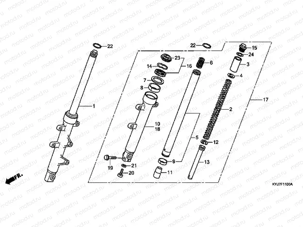F-11 FRONT FORK