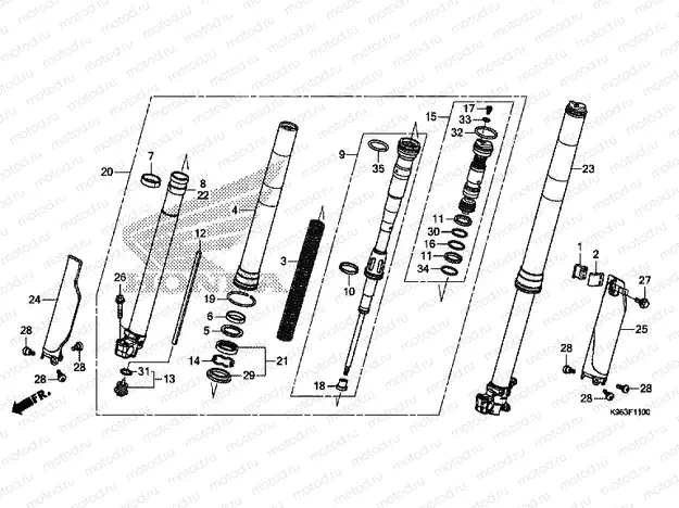 F-11 FRONT FORK