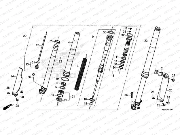 F-11 FRONT FORK